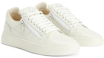 Giuseppe Zanotti Low-Top Cordones 'Cuero Blanco' RU30029001 Order Giuseppe Zanotti Low-Top Cordones 'Cuero Blanco' RU30029001