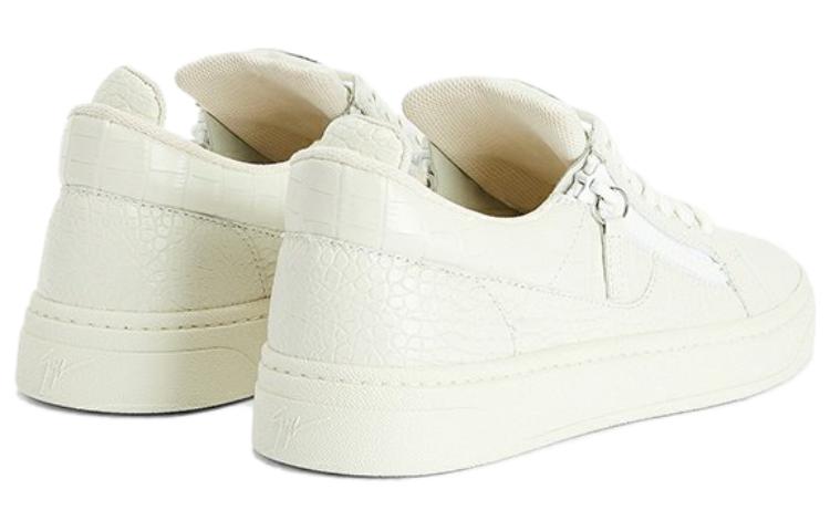 Shop 朱塞佩·萨诺第/GZ 皮革 系带休閒 低筒 板鞋 男款 白色