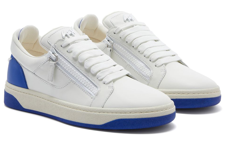 Giuseppe Zanotti Low-Top Sneaker 'White Blue Floral' 圖 2