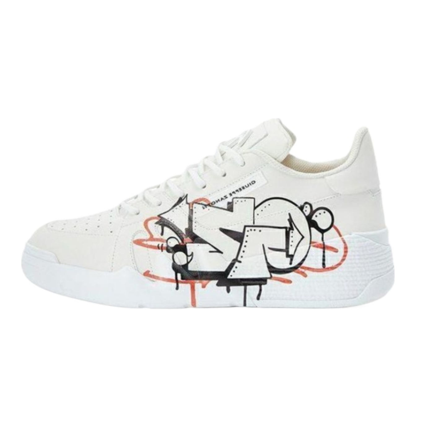 Giuseppe Zanotti Low-Top Sneaker 'White Graffiti'