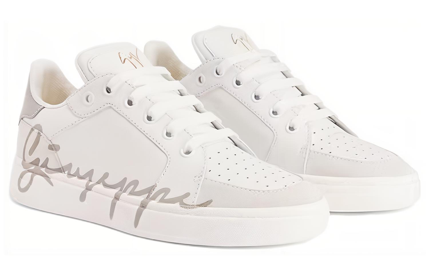 Order Giuseppe Zanotti Low-Top Sneaker 'White Logo Signature' RU30053002