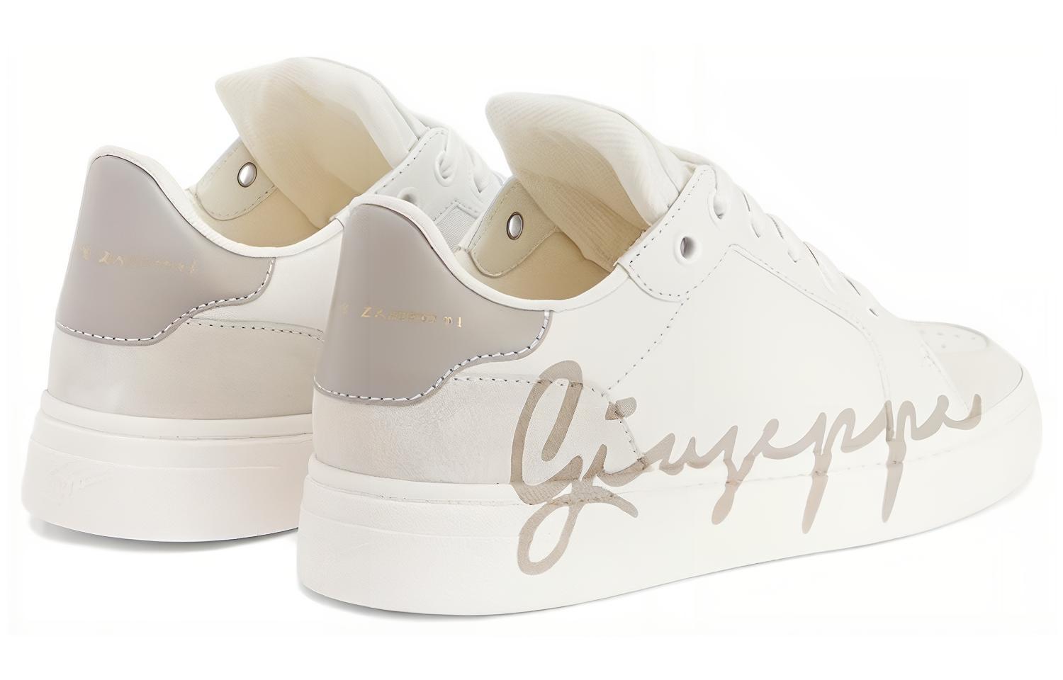 Lookbook Giuseppe Zanotti Low-Top Sneaker 'White Logo Signature' RU30053002