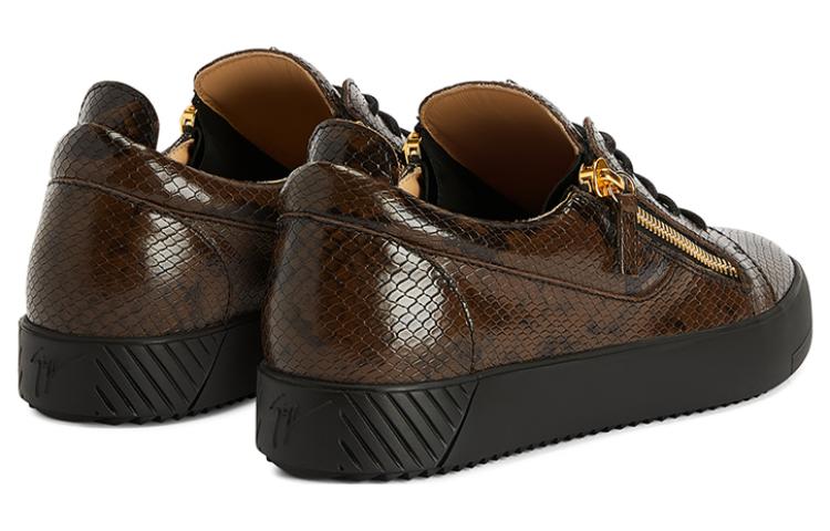 Giuseppe Zanotti Low-Top Sneakers 'Brown Leather' 圖 4