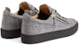 Sneakers Rendah Giuseppe Zanotti 'Kelabu Woven' RU30050003