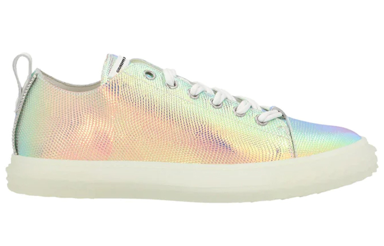 Order Sneakers Rendah Giuseppe Zanotti &#x27;Kulit Berenda Multicolor&#x27; RU00032001