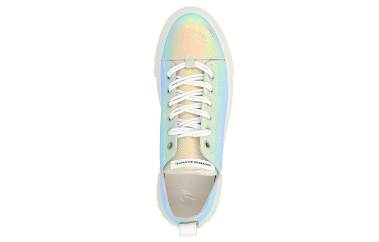 Lookbook Sneakers Rendah Giuseppe Zanotti &#x27;Kulit Berenda Multicolor&#x27; RU00032001