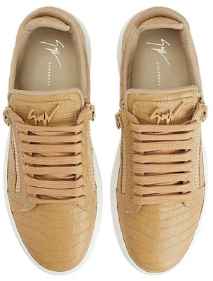Giuseppe Zanotti Low Top 'Beige Croc Print' RU30029003 Lookbook Giuseppe Zanotti Low Top 'Beige Croc Print' RU30029003