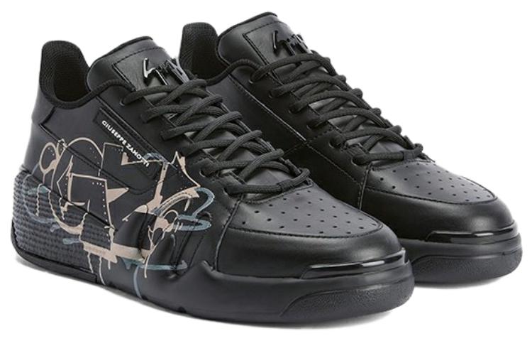 Order ジュゼッペ ザノッティ ロートップ『ブラック グラフィティプリント』RU30031001 RU30031001