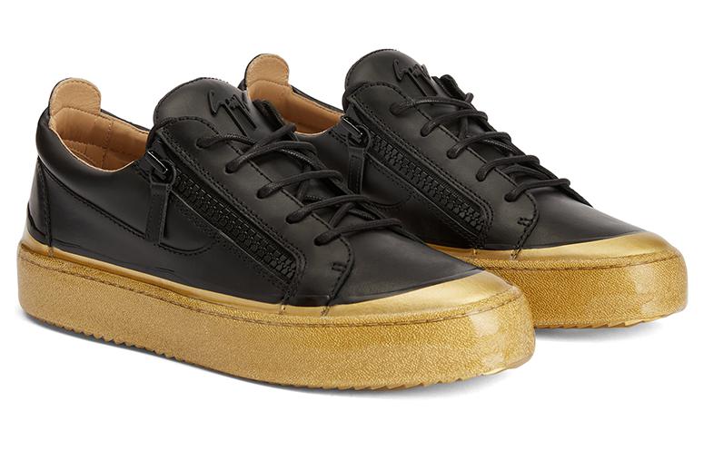 Giuseppe Zanotti Low Top 'Black Leather CMFT Strap' 圖 2