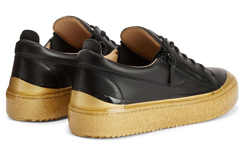 Giuseppe Zanotti Low Top 'Black Leather CMFT Strap' 圖 3