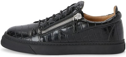 Giuseppe Zanotti Low Top 'Black Leather Lace-Up Comfort' RU00106H06 Giuseppe Zanotti Low Top 'Black Leather Lace-Up Comfort' RU00106H06