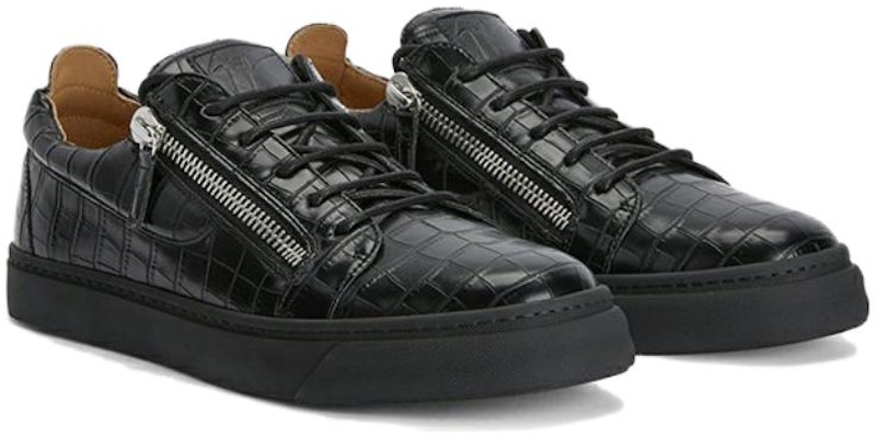 Giuseppe Zanotti Low Top 'Zapatos Negros de Cuero con Cordones y Confort' RU00106H06 Order Giuseppe Zanotti Low Top 'Zapatos Negros de Cuero con Cordones y Confort' RU00106H06
