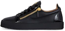 Buy Giuseppe Zanotti Baskets Basses ''Black Metal Zipper'' RU00010003