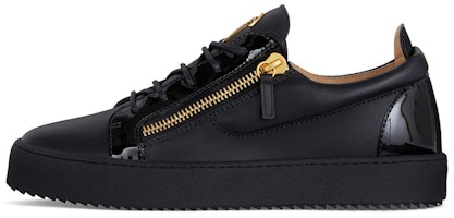 Giuseppe Zanotti Low Top 'Black Metal Zipper' RU00010003 Giuseppe Zanotti Low Top 'Black Metal Zipper' RU00010003