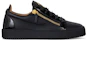 Order Giuseppe Zanotti Baskets Basses ''Black Metal Zipper'' RU00010003