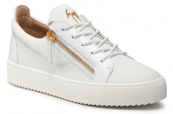 Giuseppe Zanotti Low-Top 'Essential White' Kasut Putih Rendah. RU00010004 Order Giuseppe Zanotti Low-Top 'Essential White' Kasut Putih Rendah. RU00010004