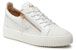 Giuseppe Zanotti Low-Top 'Essential White' Kasut Putih Rendah. RU00010004