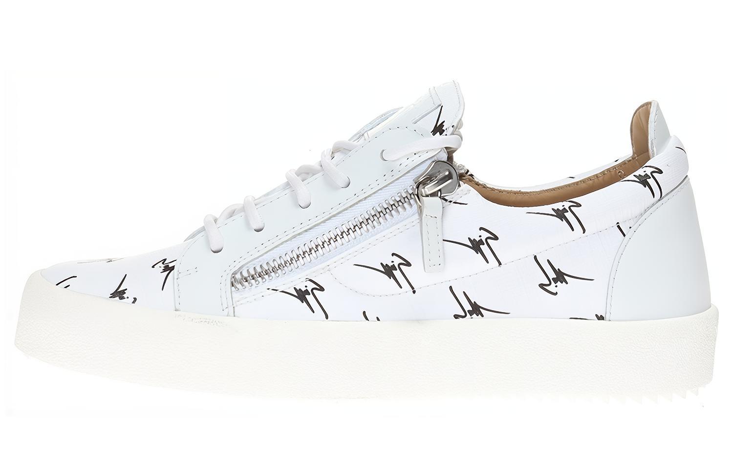 Giuseppe Zanotti Low Top Leather Sneakers 'White' RM80030001