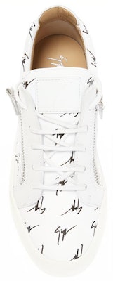 Giuseppe Zanotti Low Top Leather Sneakers 'White' RM80030001 Shop Giuseppe Zanotti Low Top Leather Sneakers 'White' RM80030001