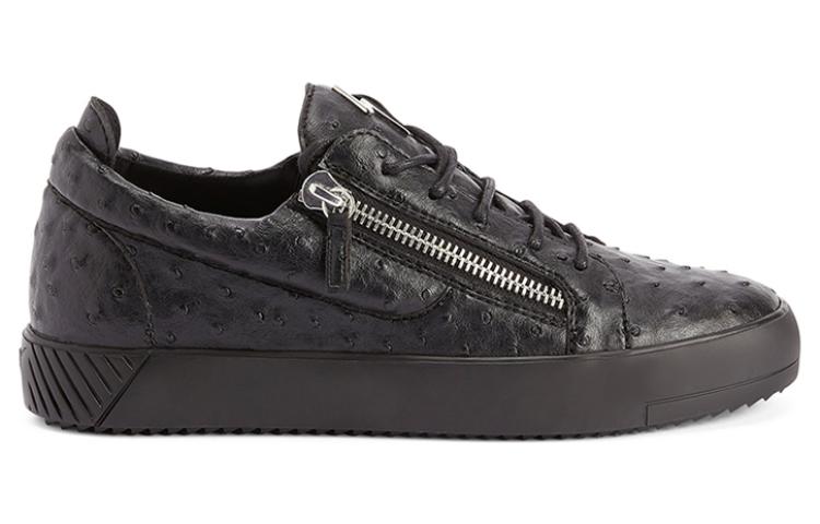 Giuseppe Zanotti Low Top Sneaker 'Black Fabric' 圖 2