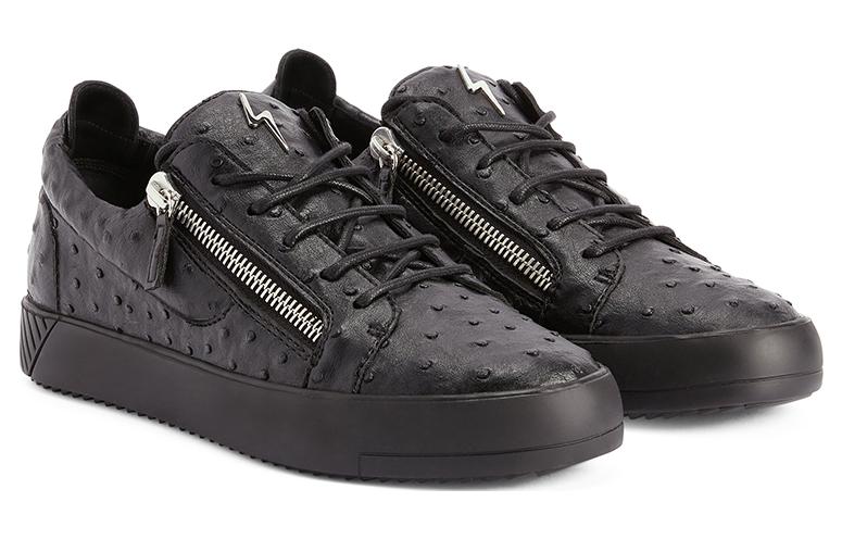Giuseppe Zanotti Low Top Sneaker 'Black Fabric' 圖 3