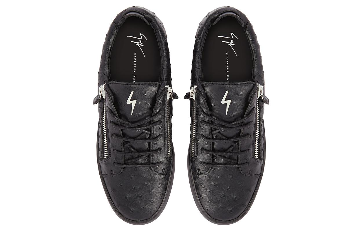 Giuseppe Zanotti Low Top Sneaker 'Black Fabric' 圖 5