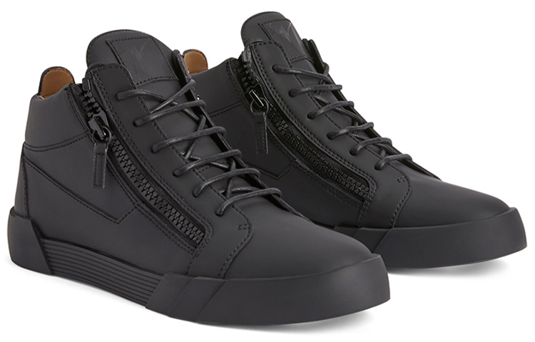 Giuseppe Zanotti Low Top Sneaker 'Black Leather' 圖 2