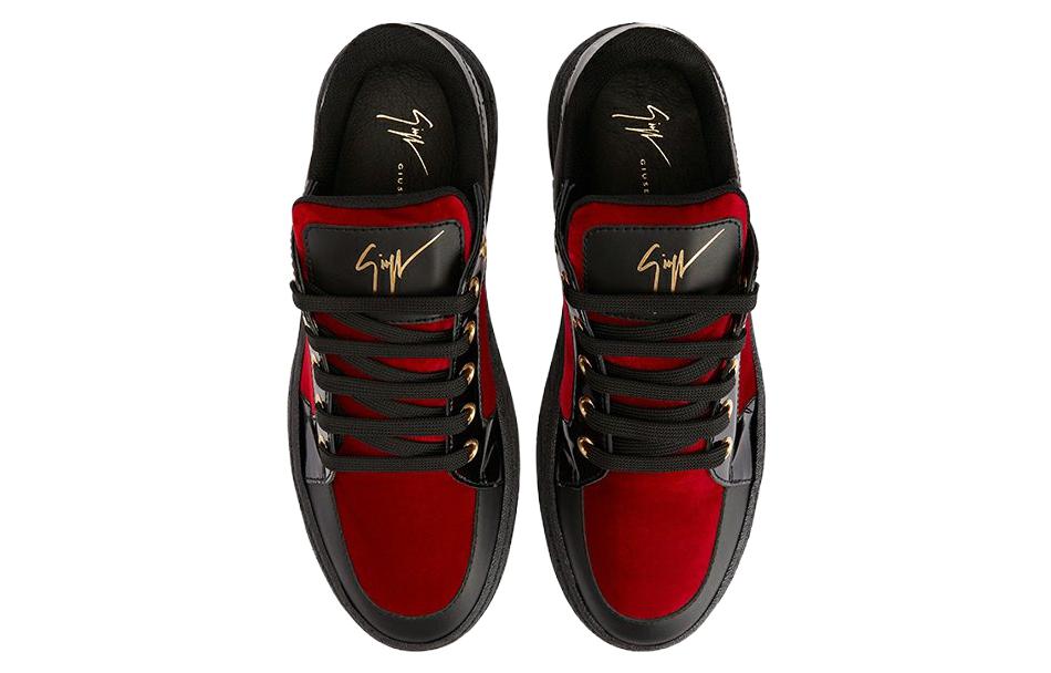 Shop 주세페 자노티 로우탑 스니커즈 (블랙/레드) RU30052003