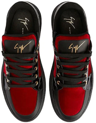 주세페 자노티 로우탑 스니커즈 (블랙/레드) RU30052003 Shop 주세페 자노티 로우탑 스니커즈 (블랙/레드) RU30052003