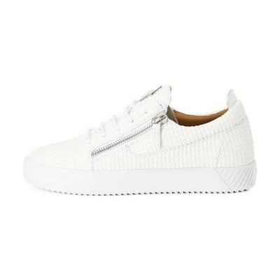 Giuseppe Zanotti Low Top Sneakers 'White with Strap'