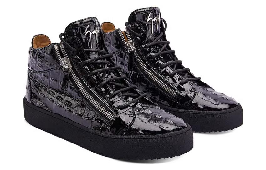 Giuseppe Zanotti Mid-Top 'Black Crocodile' 圖 2