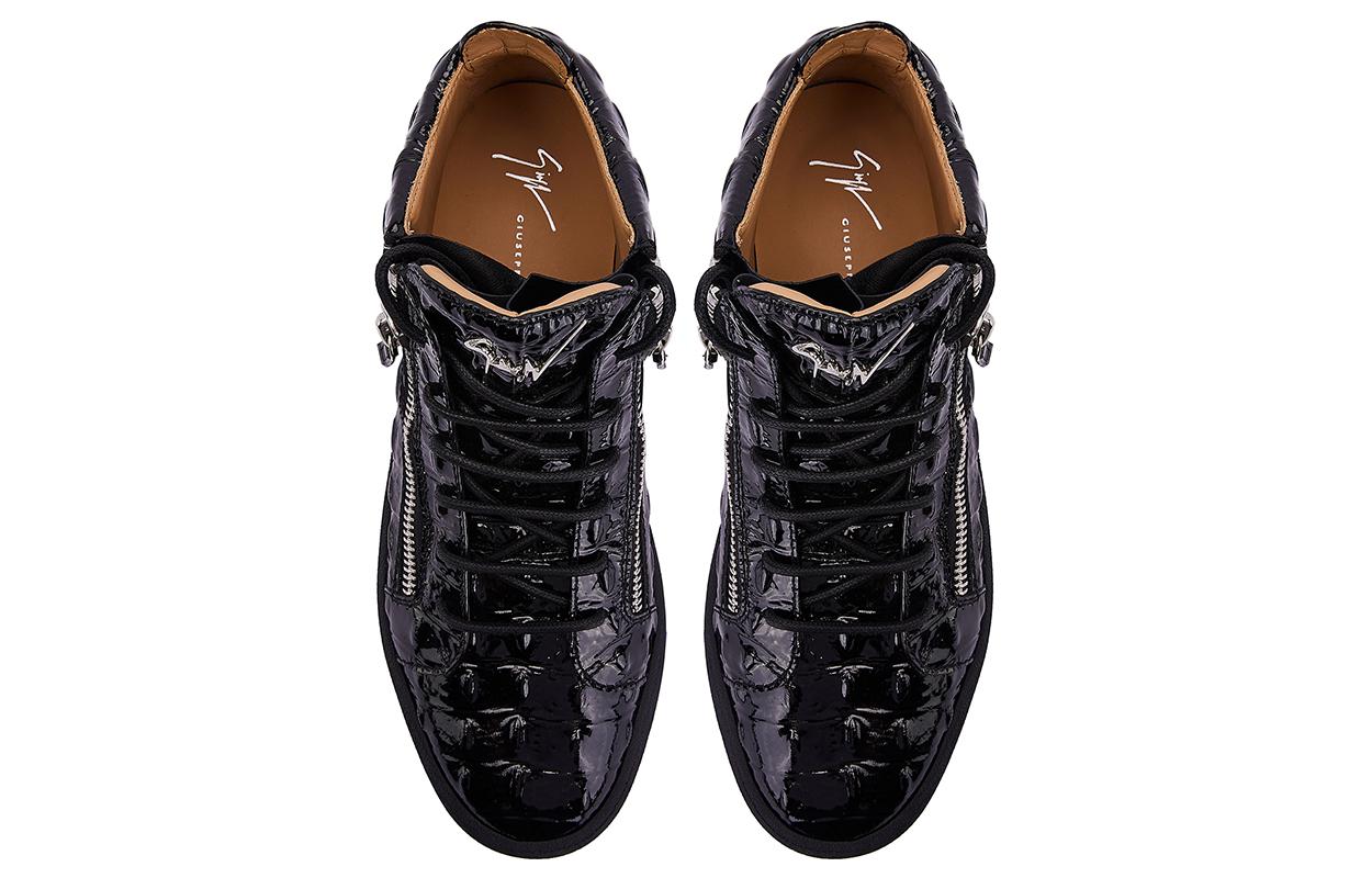 Giuseppe Zanotti Mid-Top 'Black Crocodile' 圖 3