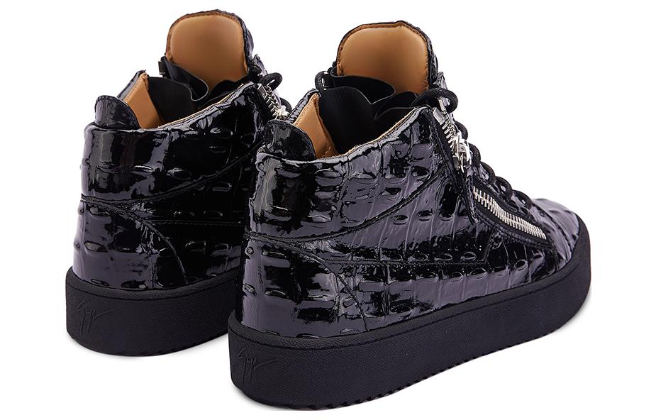 Giuseppe Zanotti Mid-Top 'Black Crocodile' 圖 4