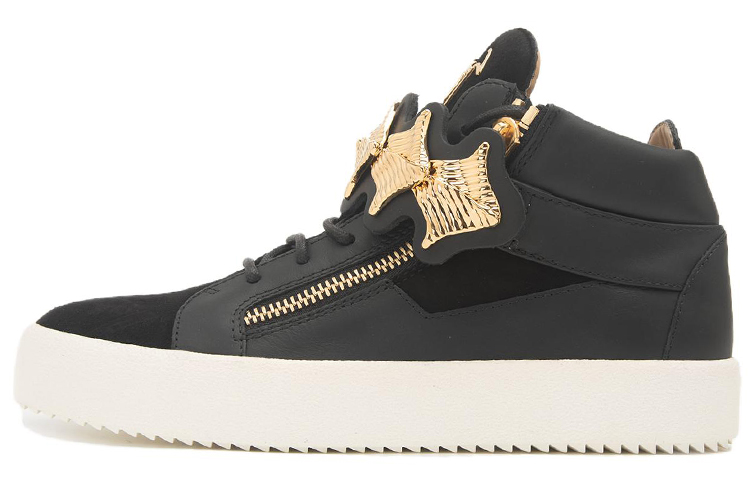 Giuseppe Zanotti Mid-Top 'Black Leather Fashion' RU80059001