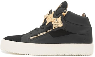 Giuseppe Zanotti Mid-Top 'Black Leather Fashion' RU80059001 Giuseppe Zanotti Mid-Top 'Black Leather Fashion' RU80059001
