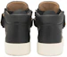 Lookbook Giuseppe Zanotti Mid-Top ''Zwarte Leren Fashion Sneakers'' RU80059001