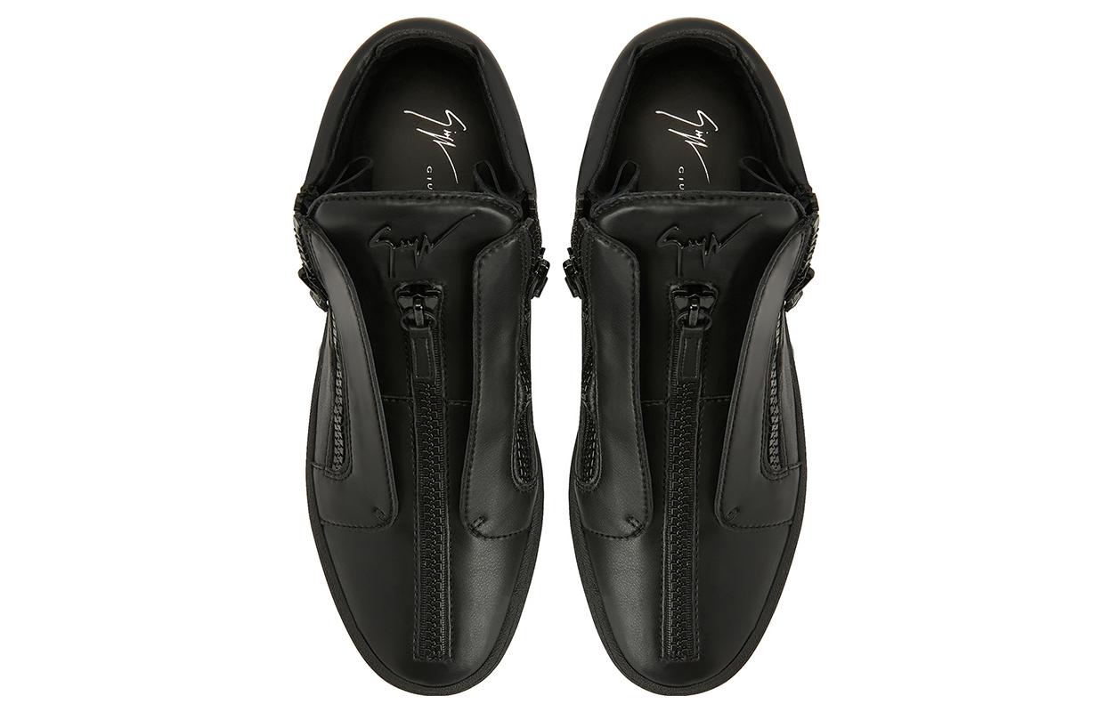 Lookbook Giuseppe Zanotti 中帮黑色拉链舒适款 RU30026001