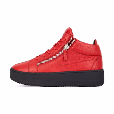 Giuseppe Zanotti Mid-Top Double Zip 'Red Fashion'