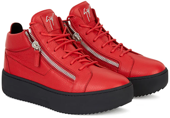 Giuseppe Zanotti Mid-Top Double Zip 'Red Fashion' RU90079K07 Order Giuseppe Zanotti Mid-Top Double Zip 'Red Fashion' RU90079K07