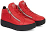 Order Giuseppe Zanotti Mid-Top Double Zip 'Red Fashion' RU90079K07