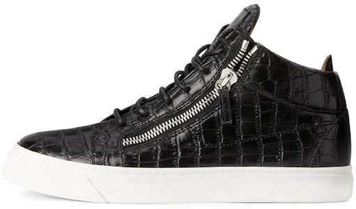 朱塞佩·萨诺第/GZ 圓頭中幫側拉鍊 時尚板鞋 男款 黑色 Buy 朱塞佩·萨诺第/GZ 圓頭中幫側拉鍊 時尚板鞋 男款 黑色