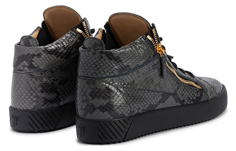 Lookbook Zapatillas Giuseppe Zanotti Mid-Top 'Grey Comfort' Grises RU20080H02