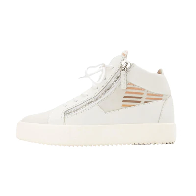 Giuseppe Zanotti Mid-Top Sneaker 'White Leather'