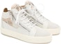 Shop 朱塞佩·萨诺第 中帮运动鞋 '白色皮革' RM90056/003