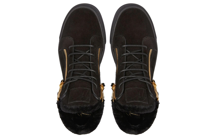 Lookbook Sneakers Mid-Top Giuseppe Zanotti ''Black Velvet'' RU00111H01