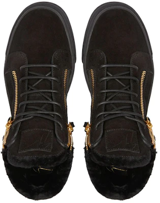 Sneakers Mid-Top Giuseppe Zanotti ''Black Velvet'' RU00111H01 Lookbook Sneakers Mid-Top Giuseppe Zanotti ''Black Velvet'' RU00111H01