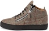 Buy Zapatillas Mid-Top Giuseppe Zanotti 'Marrón Tejido Cordones'. RU30051001