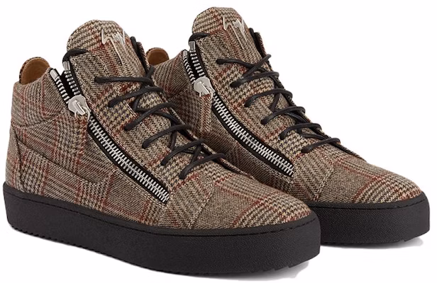 Zapatillas Mid-Top Giuseppe Zanotti 'Marrón Tejido Cordones'. RU30051001 Order Zapatillas Mid-Top Giuseppe Zanotti 'Marrón Tejido Cordones'. RU30051001