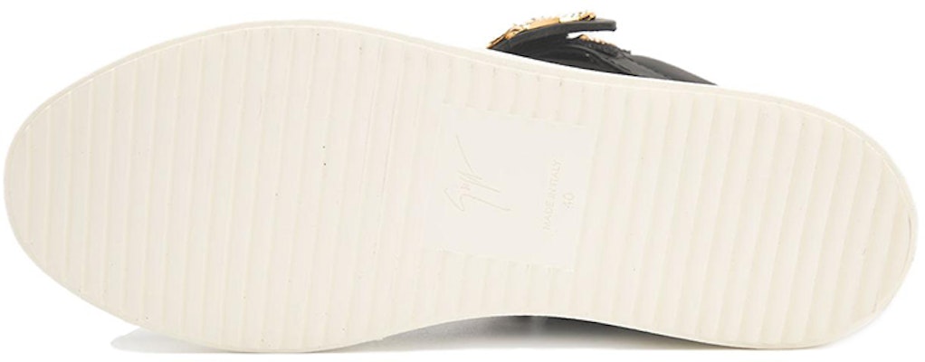 Giuseppe Zanotti Mid-Top 'Moda de Cuero Negro' RU80059001 Shop Giuseppe Zanotti Mid-Top 'Moda de Cuero Negro' RU80059001