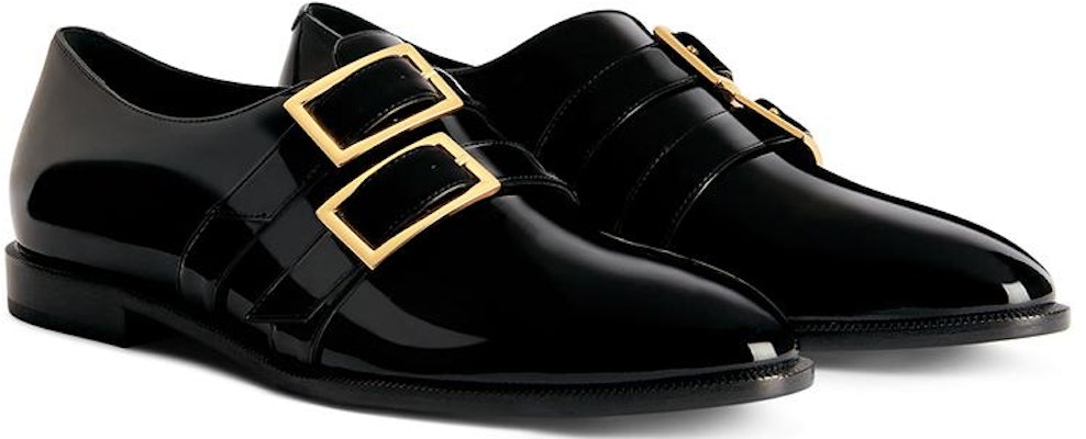 Giuseppe Zanotti PU Comfort 'Hujung Bulat Hitam dengan Gesper Emas' IU30026001 Order Giuseppe Zanotti PU Comfort 'Hujung Bulat Hitam dengan Gesper Emas' IU30026001